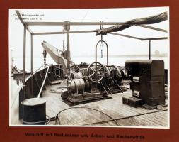 1929 "Wotan" motoros vontató hajó bemutató prospektus fényképekkel, szép állapotban, pp.:2...