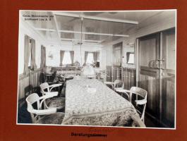 1929 "Wotan" motoros vontató hajó bemutató prospektus fényképekkel, szép állapotban, pp.:2...