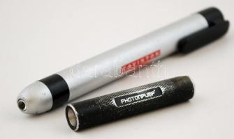 Elemlámpák, működnek, 2db, 14cm, 6cm