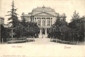Fiume, Städt. Theater / theatre