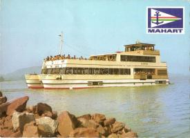 20 db MODERN magyar hajó motívumlap; / 20 modern Hungarian ship motive postcards;