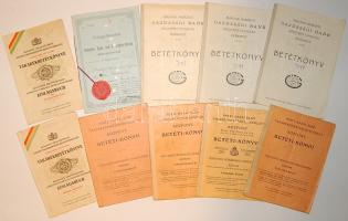 10db régi takarékbetétkönyv