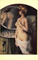 La Jolie Maud / erotic art postcard s: Raphael Kirchner