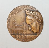 1939. "II. Nemzetközi Művészeti Fényképkiállítás-Debrecen" Br plakett. Szign:Debreczeny Tivadar T:2