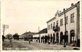 Zsibó, Jibou; Unió szálloda, Kovács Jolán illatszertár / hotel, perfumery