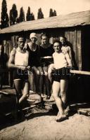 Szombathely, fürdőzők, Kálmán Dezső felvétele, photo