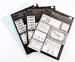 Tálas Géza: Magyarország rendjelei és kitüntetései 1922-1944. Budapest, Magyar Éremgyűjtők Egyesülete, 1975. + Ambrus Béla: Magyarország papírszükségpénzei 1723-tól 1914-ig. Budapest, Magyar Éremgyűjtők Egyesülete, 1977. +  Ambrus Béla: Magyarország papírszükségpénzei 1914-től 1919. VIII. 1-ig. I-II. kötet. Budapest, Magyar Éremgyűjtők Egyesülete, 1986. mind használt állapotban