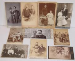cca. 1860-1900. Érdekes fotó tétel 105db keményhátú fotó rengeteg fényképésztől