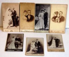 cca. 1860-1900. Érdekes fotó tétel 105db keményhátú fotó rengeteg fényképésztől