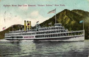 Hudson River Day Line Steamer, "Robert Fulton" New York