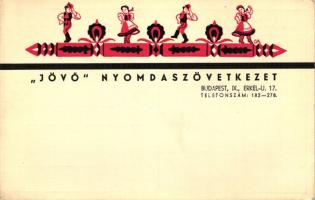 "Jövő" nyomdaszövetkezet / printing cooperative, advertisement s: Gombár A.