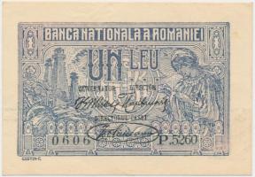 Románia 1920. 1L T:I- Romania 1920. 1 Leu C:AU