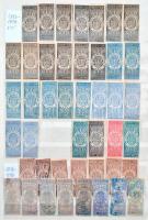 Kuba tartalmas régi okmánybélyeg gyűjtemény kb 300 különféle okmánybélyeg albumban összefüggésekkel ...