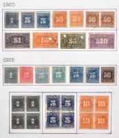 Kuba tartalmas régi okmánybélyeg gyűjtemény kb 300 különféle okmánybélyeg albumban összefüggésekkel ...