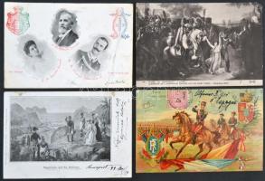 1.000 darabos képeslapgyűjtemény: magyar - és kapcsolódó külföldi - katonai, háborús lapok, hadvezér...