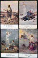 1.000 darabos képeslapgyűjtemény: magyar - és kapcsolódó külföldi - katonai, háborús lapok, hadvezér...