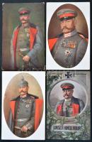 1.000 darabos képeslapgyűjtemény: magyar - és kapcsolódó külföldi - katonai, háborús lapok, hadvezér...