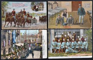 1.000 darabos képeslapgyűjtemény: magyar - és kapcsolódó külföldi - katonai, háborús lapok, hadvezér...