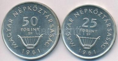 1961. 25Ft Ag + 50Ft Ag "Liszt" pár T:P