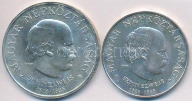 1968. 50Ft Ag + 100Ft Ag "Semmelweis" pár T:BU