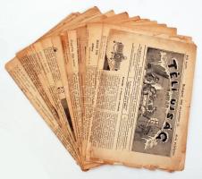 1903-1909 Bp., Téli Újság, Vallásos irányú olvasmányok a magyar nép számára, 12 db
