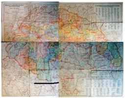 1944 Magyarország közigazgatási térképe 2 felé válva