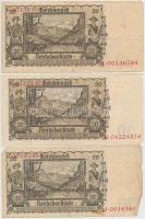 Német 3. Birodalom 1939. 20M (3x) T:III
German Third Reich 1939. 20 Mark (3x) C:F