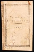 1817 Tudományos Gyűjtemény, 1. évf. 3. köt. Pest, Trattner. Kopott, utólag ragasztott papírkötésben, egyébként jó állapotban.