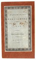 1826 Tudományos Gyűjtemény, 10. évf. 12. köt. Pest, Trattner. Későbbi kartonált papírkötésben, egyébként jó állapotban.
