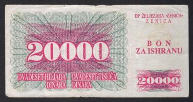Bosznia-Hercegovina/Zenica 2000D Bón (szükségpénz) T:II/III