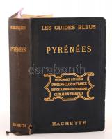 1925 Pyrénées. Les Guides Bleus. Paris, 1925, Librairie Hachette. Kissé hibás kiadói egészvászon kötésben. Térképmelléklettel.