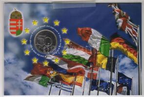 2004. "EU" 50Ft Elsőnapi veret díszlapon T:2