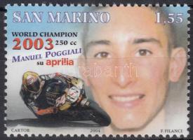 Motor versenyző: Manuel Poggiali Motor racing: Manuel Poggiali