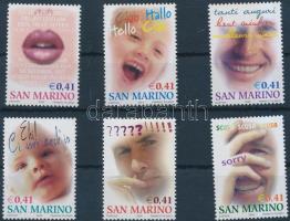 Üdvözlet bélyeg sor, Greetings stamp set