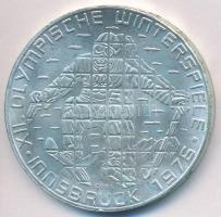 Ausztria 1976. 100Sch Ag "Innsbruck - XII. téli olimpia / Síelő" T:2 
Austria 1976. 100 S...