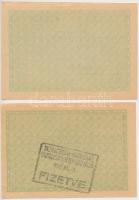 Budapest 1948. "60. Magyar Osztálysorsjáték" 1/8 sorsjegy, ötödik osztály + "61. Magy...