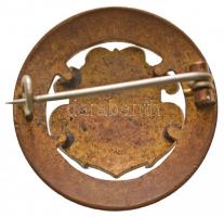 DN "Budapesti Torna Club 1885" zománcozott fém jelvény (28mm) T:2 zománchiba