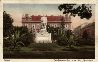 Szeged, Széchenyi szobor, főposta