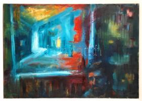 Márrfy jelzéssel: Férfi fej az ablaknál. Olaj, vászon, 69×99 cm