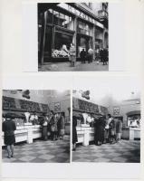 cca 1960 A Mezőker Budapesten mintaboltot nyitott, Kotnyek Antal (1921-1990) fotóriporter hagyatékában őrzött 3 db negatívról készült modern nagyítás, 10x10 cm