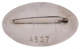 ~1990. "Katonai Rendész III" fém jelvény, sorszámozott (71x45mm) T:2