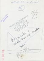 cca 1960 Vámos László: Bp., Baross utca, fotó,jelzett,Magyar Hírek Szerkesztősége pecséttel, hibás, ...