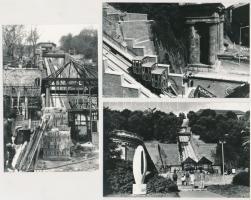 1986 Budapest, A budai hegypálya (gőzsikló) mai nevén sikló történeti rajzai és építésének helyszíni...