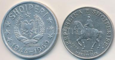 Albánia 1969. 1L Al + 1996. 50 Leke Cu-Ni T:2,2-
Albania 1969. 1 Lek Al + 1996. 50 Leke Cu-Ni C:XF,...