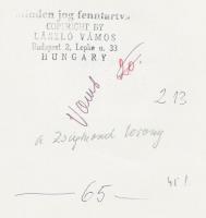cca 1970 Vámos László: Zsigmond Kápolna fotók. Magyar Hírek Szerkesztősége, verzón feliratozva,3db, ...