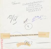 cca 1970 Vámos László: Zsigmond Kápolna fotók. Magyar Hírek Szerkesztősége, verzón feliratozva,3db, ...