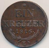 1816E 1Kr Cu T:2,2- ph. Unger III.:1406.b