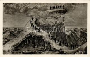 Grossvenediger-Gipfel, Erstbesteigung im Jahre 1843 / First ascent in 1843