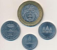 Kambodzsa 1994. 50R acél + 100R acél + 200R acél + 500R Bi T:1-,2
Cambodia 1994. 50 Riels Steel + 1...