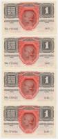 1916. 1K (4x) sorszámkövetők T:I